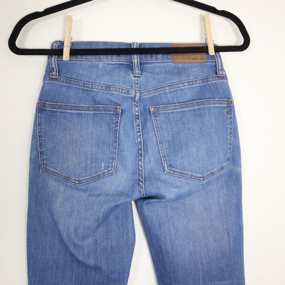 Madewell Size 23 Cali Demi-Boot Jeans Destructed-Hem Edition Style H5900 - Picture 9 of 11